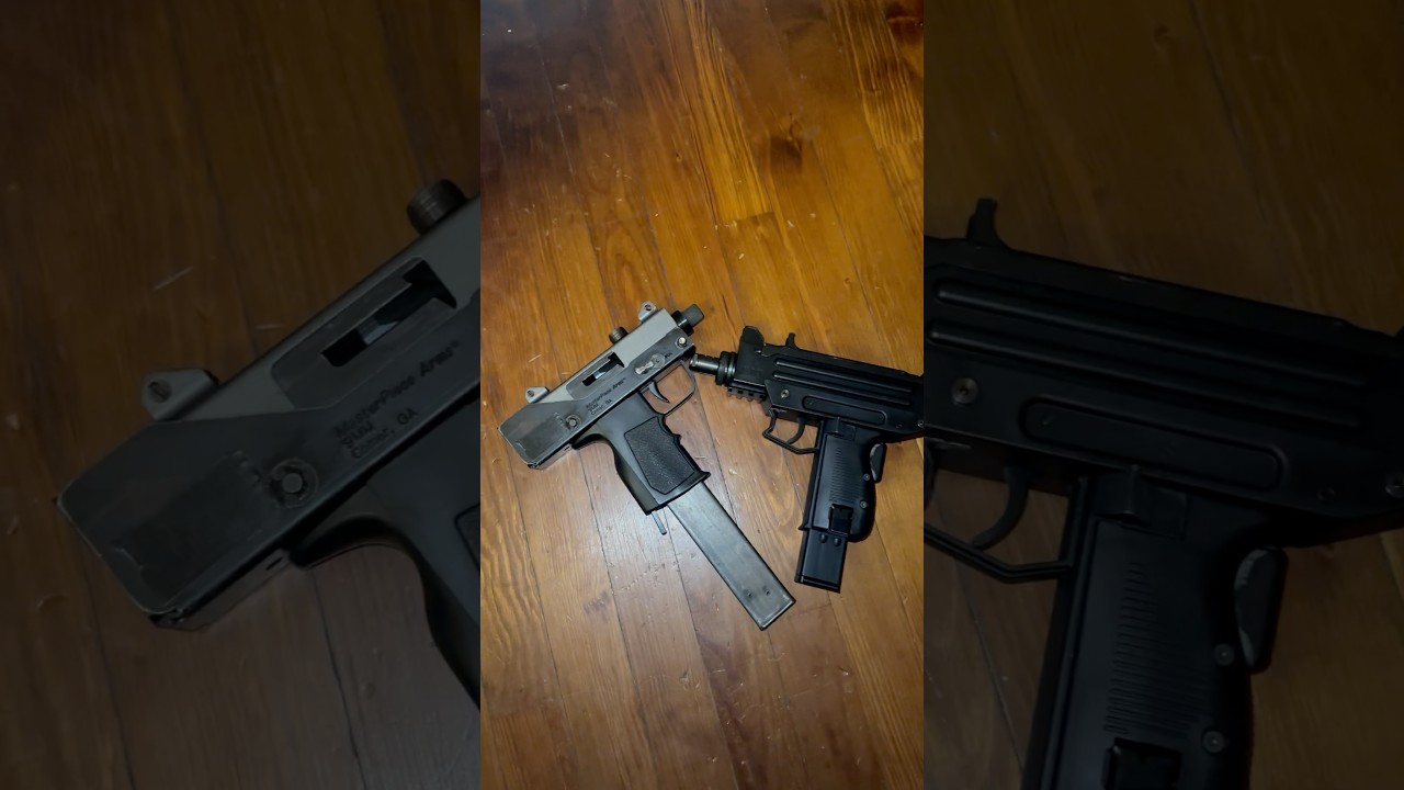 MICRO MAC 11 VS. MICRO UZI 📛🔥 #airsoft #mac11 #mac10 #uzi #miniuzi #microuzi