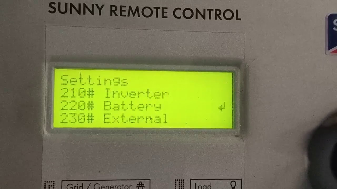 BYD Battery Box and SMA Sunny Island commissioning