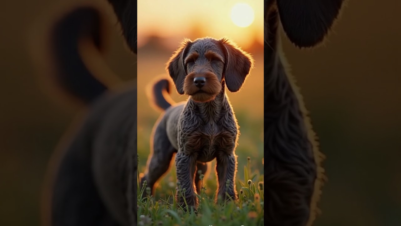 Meet Scout: The Curious German Wirehaired Pointer Taking Over Your Feed!  