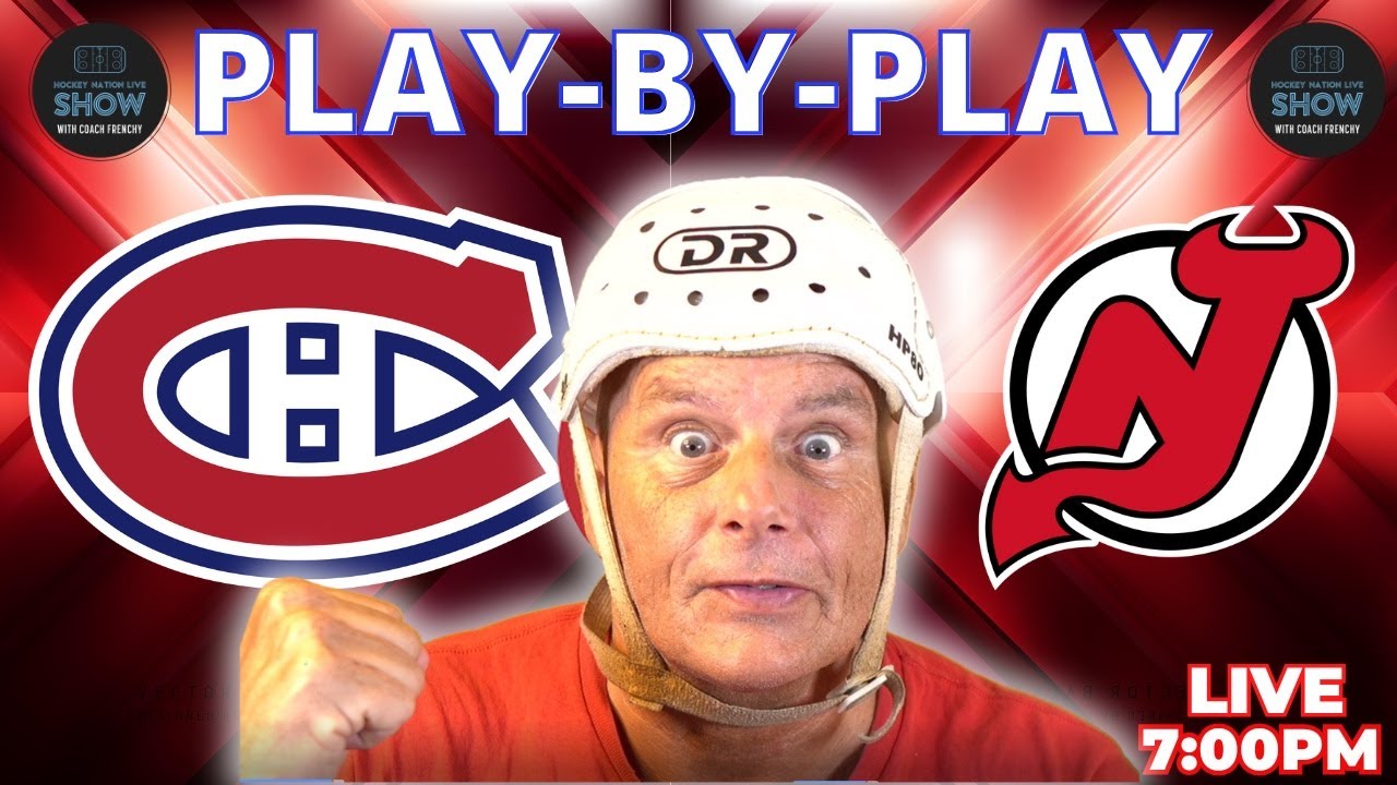 NHL: Canadiens vs Devils LIVE | Hutson vs Hughes | Play-by-Play & Reaction
