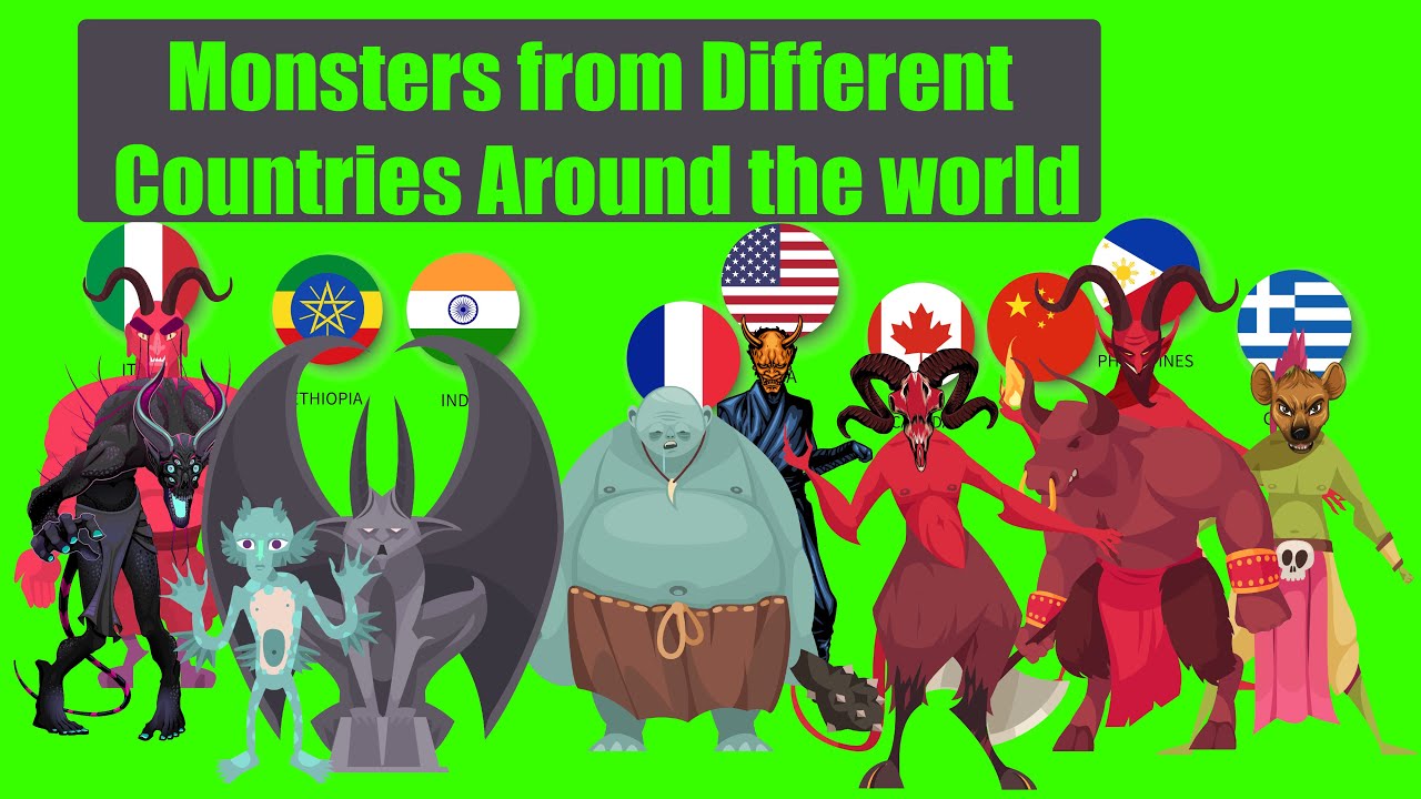 Monsters From Different Countries part 1