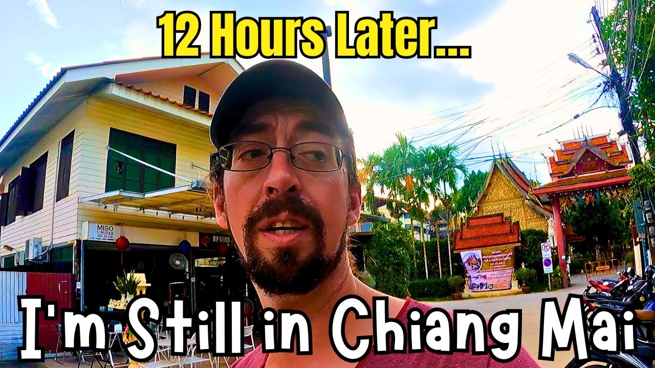 Первые впечатления от Чиангмая после 12-часовой поездки на автобусе из Кхонкэна