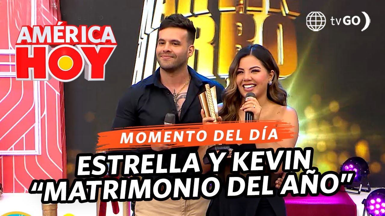 América Hoy: Estrella Torres y Kevin Salas fueron el “Matrimonio del año” (HOY)