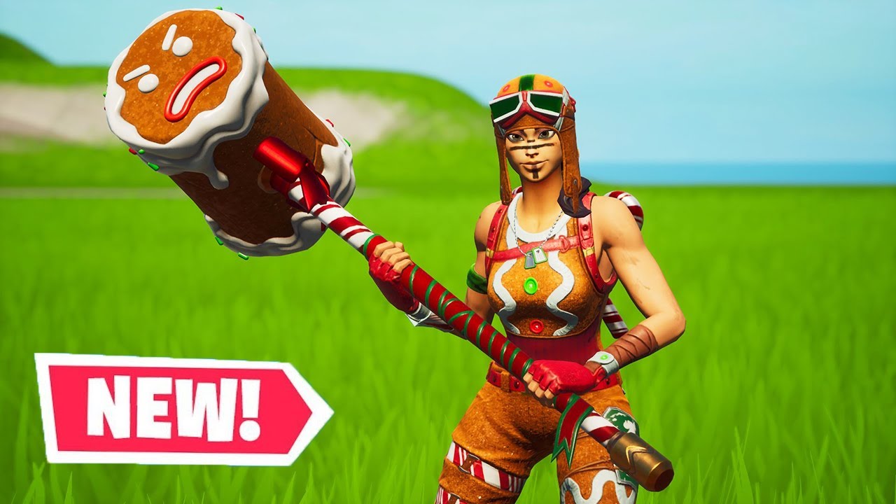 New GINGERBREAD RAIDER Skin in Fortnite!