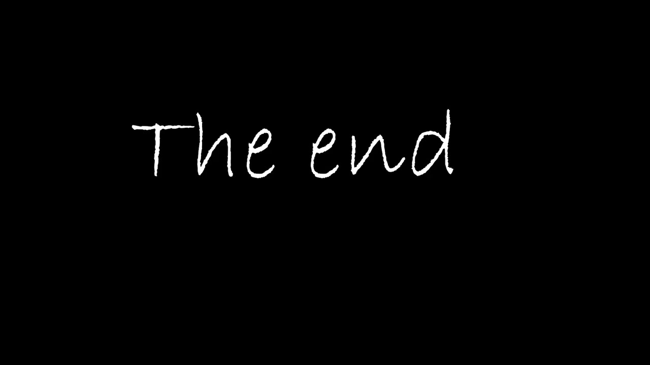 The end