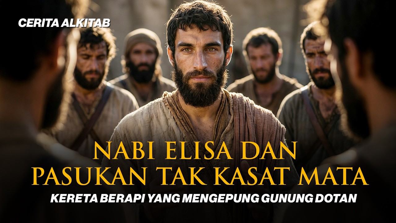 Cerita Alkitab: Elisa dan Pasukan Tak Kasat Mata | Kereta Berapi yang Mengepung Gunung Dotan