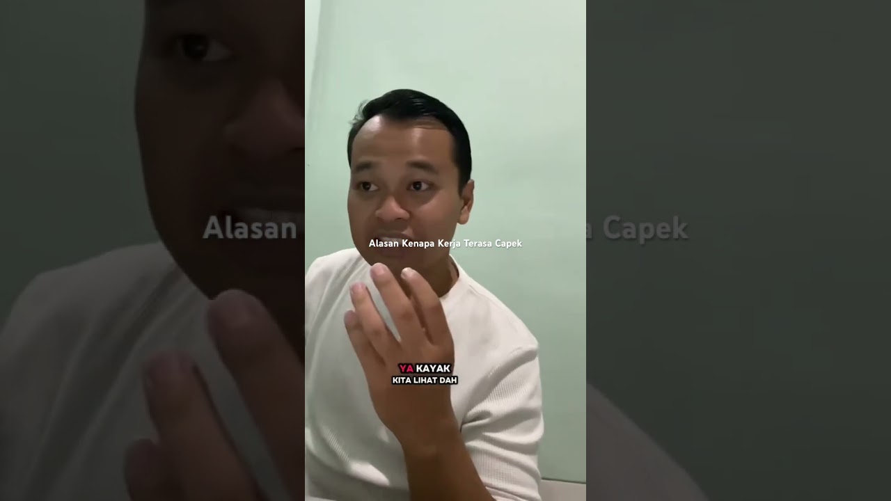 Alasan kenapa kerja terasa capek #kerja #capek #solusikerja