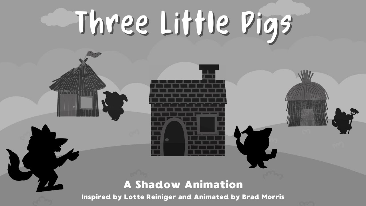 The Three Little Pigs - Animated Shadow Film