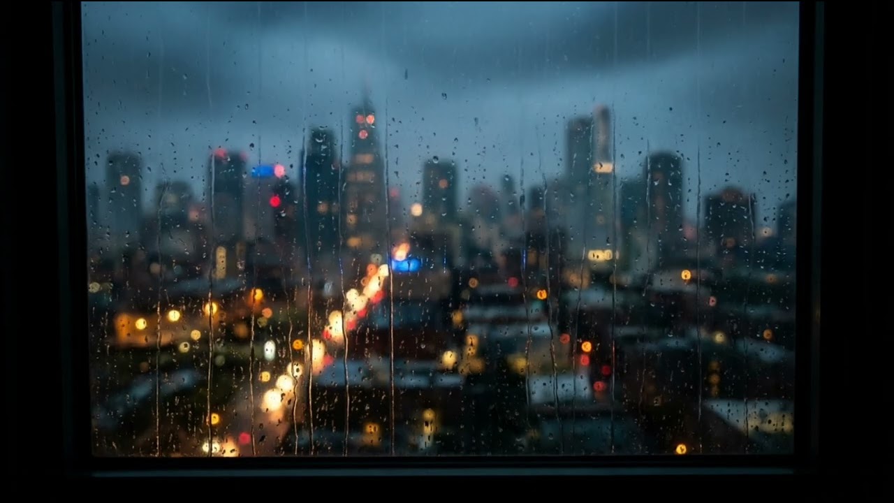 Rainy City Nights 🌧️ Relaxing Music