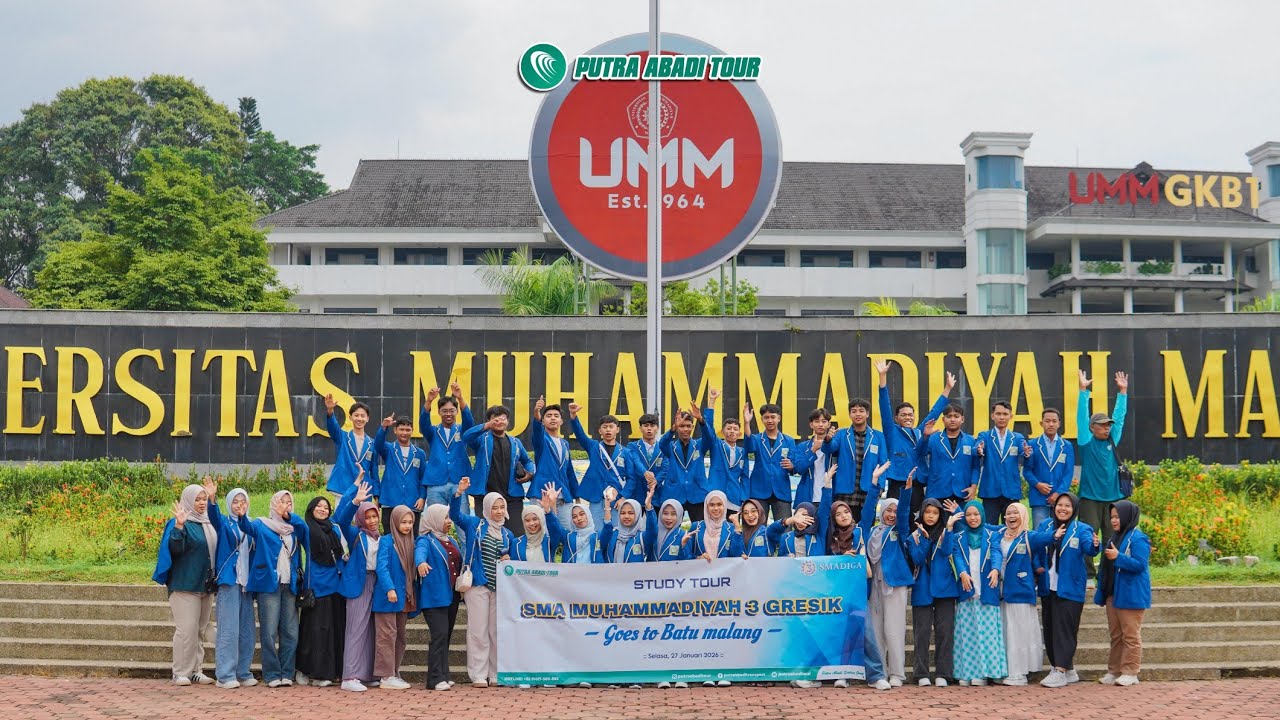 PUTRA ABADI TOUR Study Tour SMA Muhammadiyah 3 Gresik Goes to Batu Malang