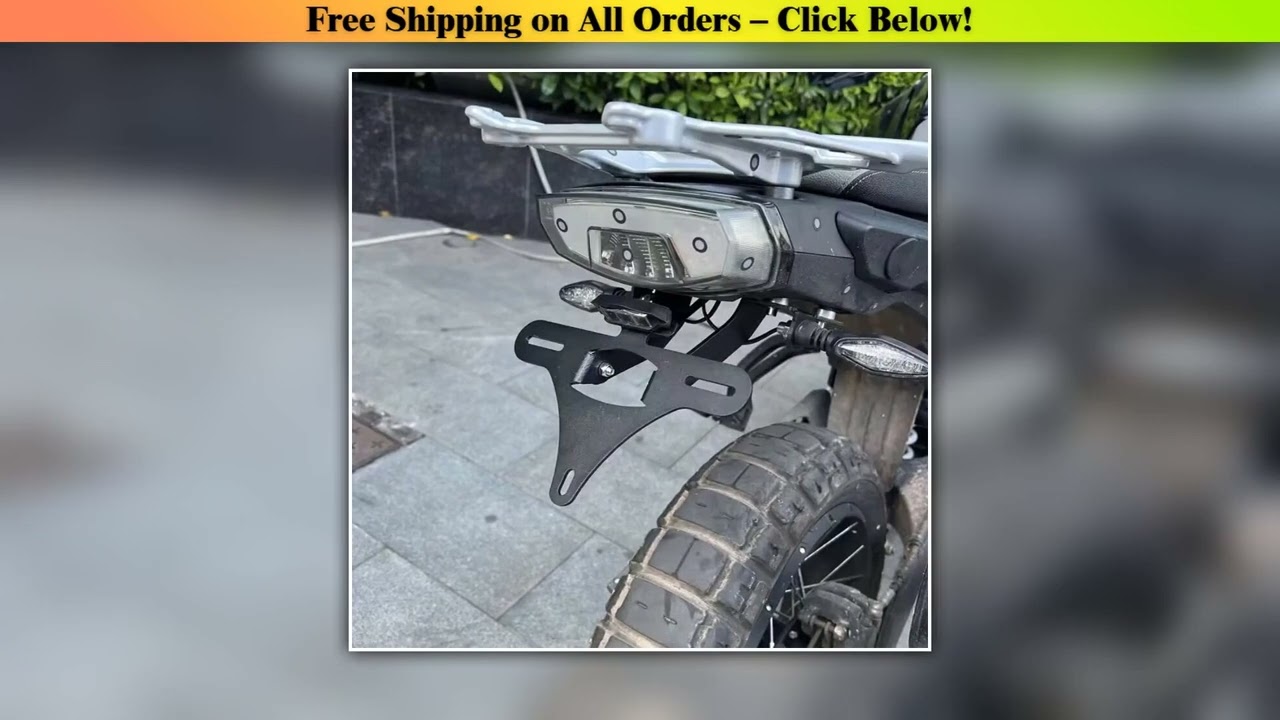 Motorcycle License Plate Holder Bracket 450MT Rear Tail Tidy Fender Eliminator Kit For CFMOTO CF MO