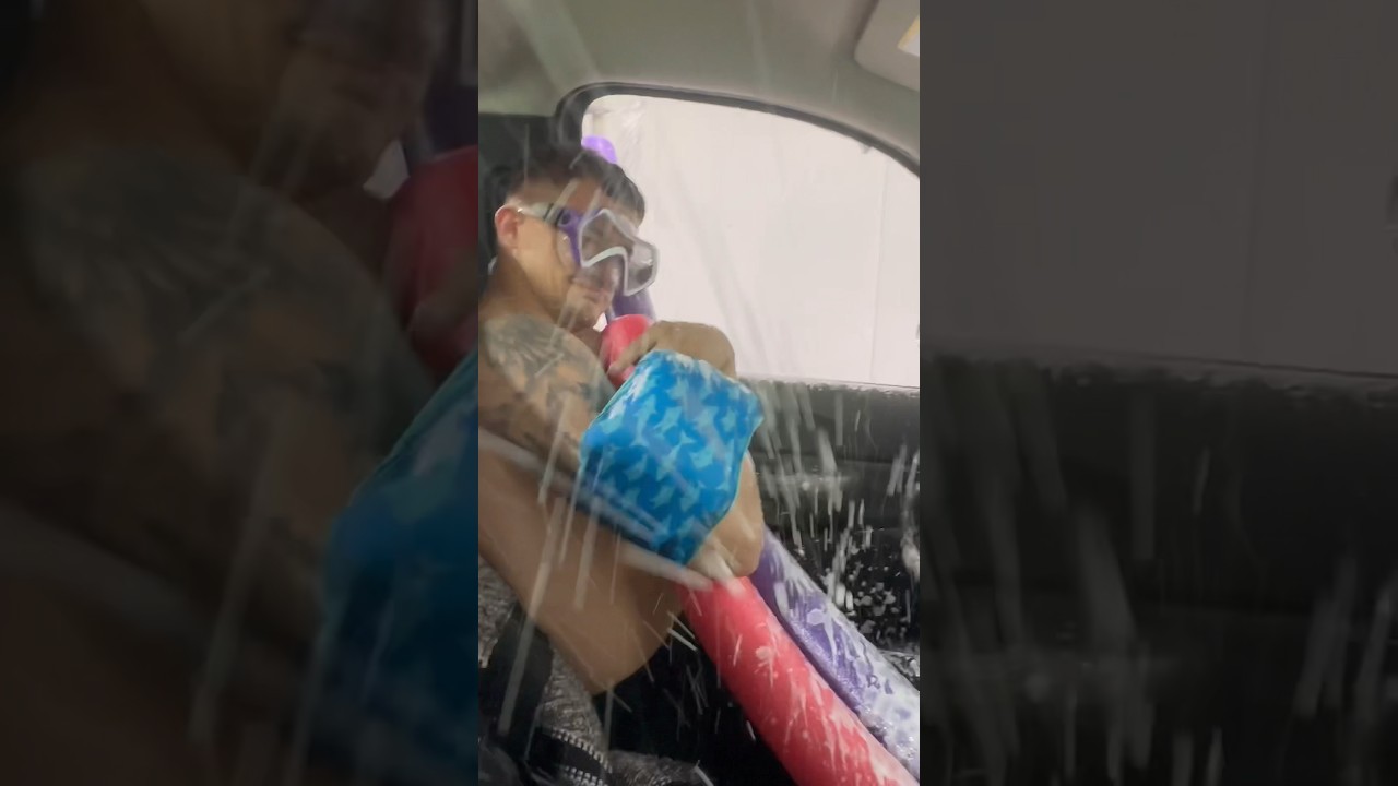 Прохожу мойку машины с опущенными окнами 😭🚗💦