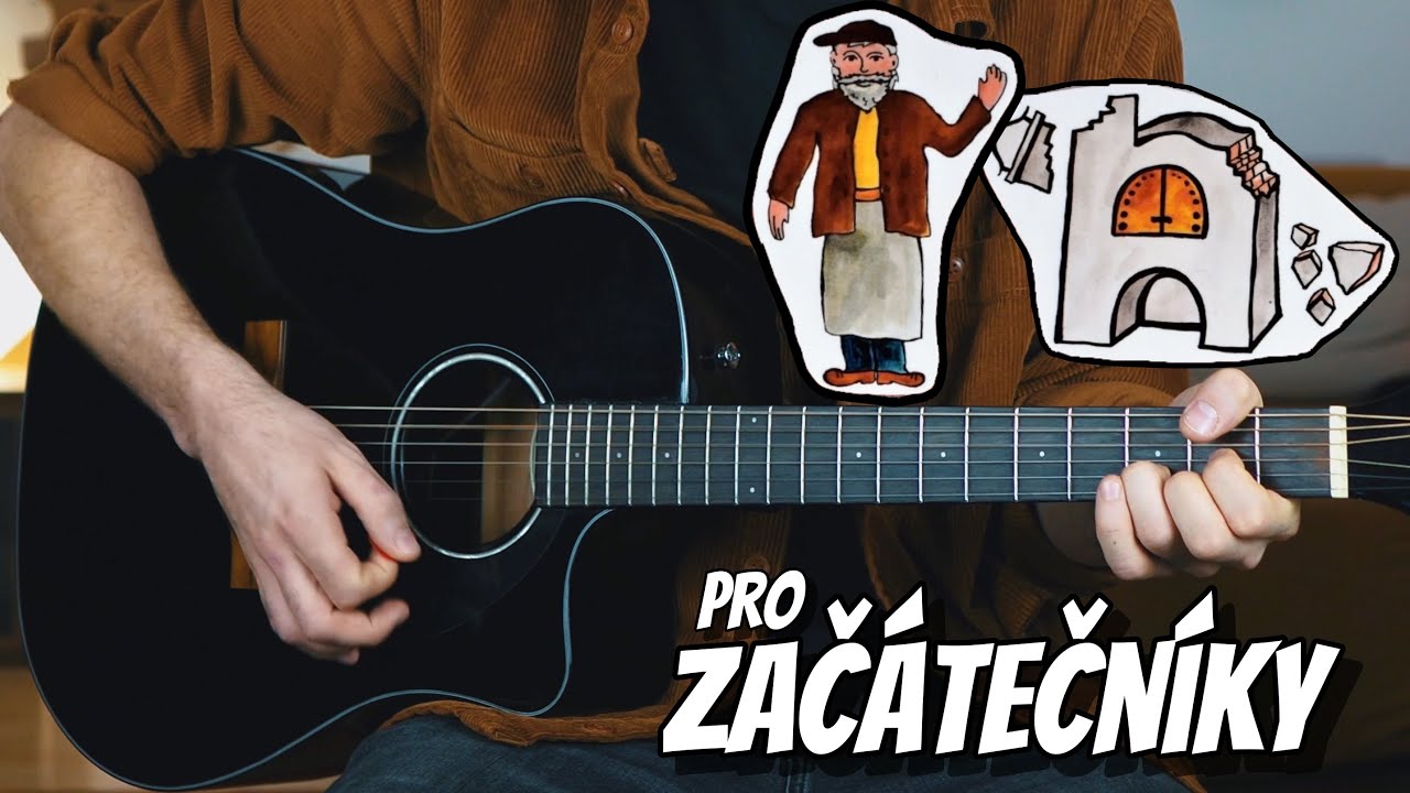 Jak hrát SKÁKAL PES a PEC NÁM SPADLA na kytaru | Lekce pro začátečníky