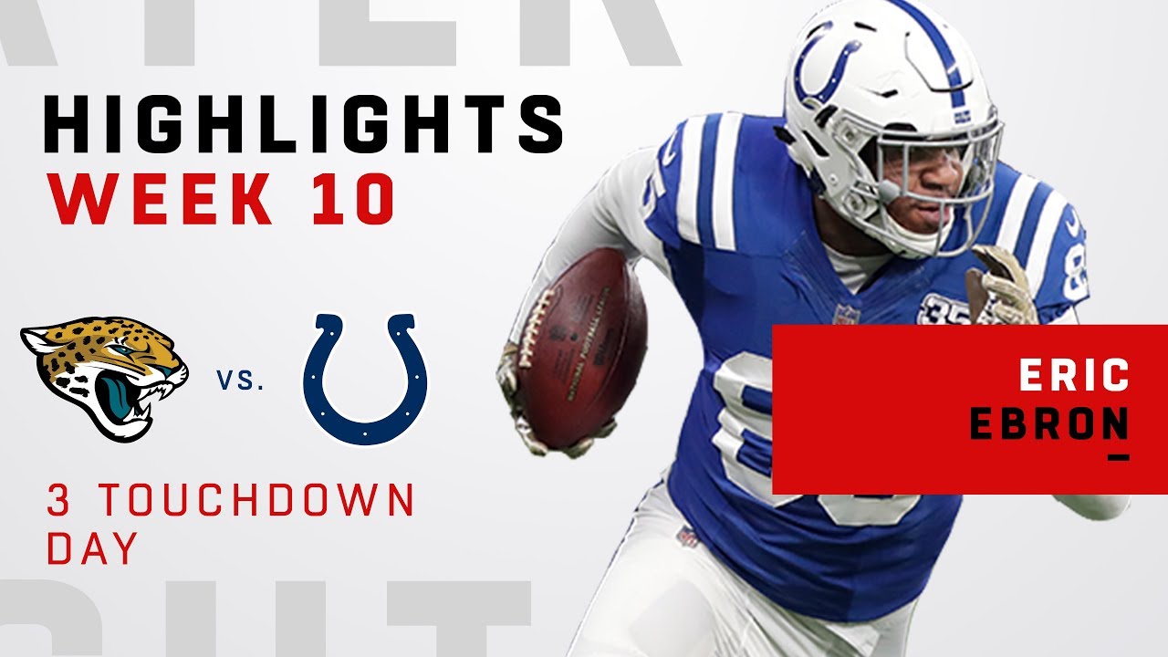 Eric Ebron Snags 3 TDs vs. Jags!