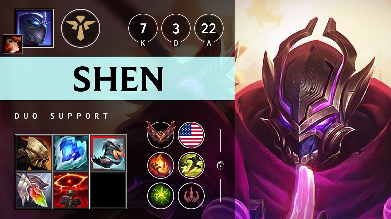 Shen Support vs Milio - NA Grandmaster Patch 25.20