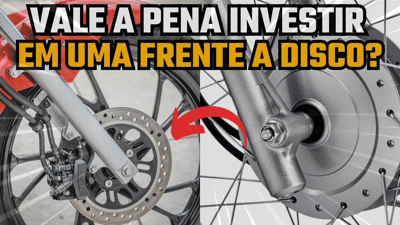 VALE A PENA COLOCAR FRENTE A DISCO EM MOTOS FREIO A PATIM LONA?