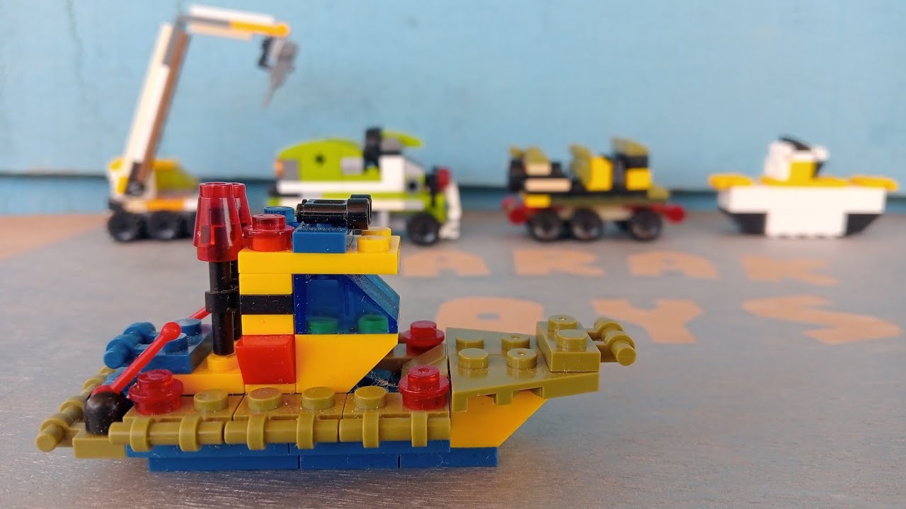 Merakit Lego KAPAL PATROLI MILITER | DIY Tutorial Lego | Build Lego Bricks #124