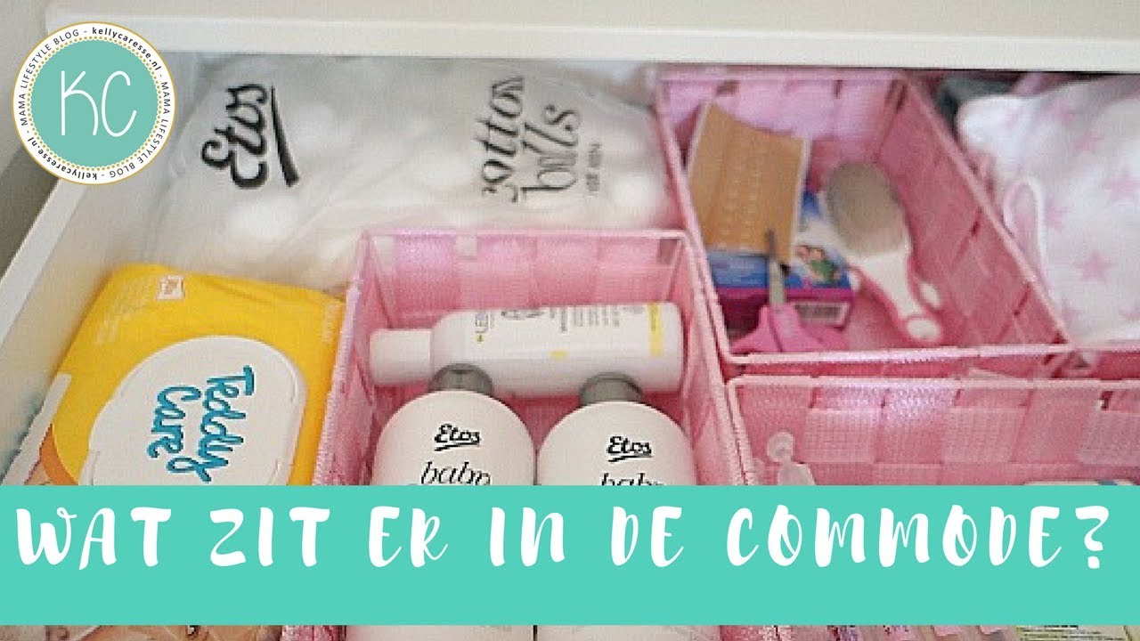 Wat zit er in de commode op de babykamer 💖? | Kelly caresse