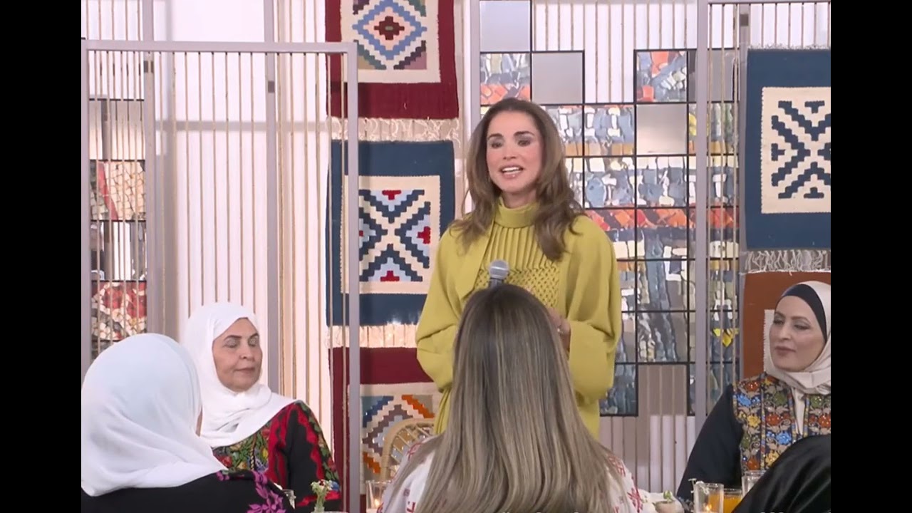 خلال إفطار لعدد من سيدات المحافظة الملكة رانيا العبدالله مادبا نموذج للتنوع والأصالة والجمال