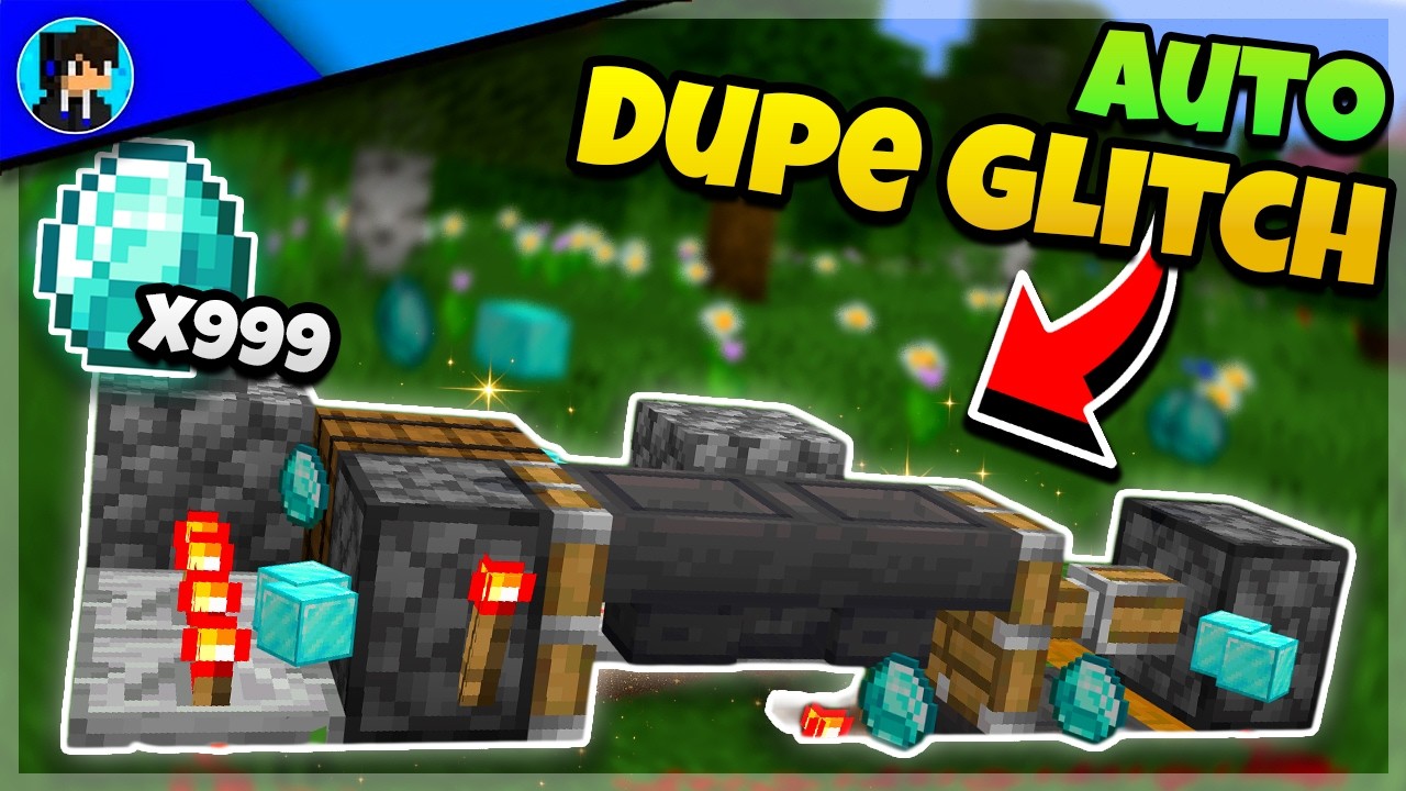 NEW AUTO DUPLICATION GLITCH in Minecraft Bedrock! (UNLIMITED ITEMS)