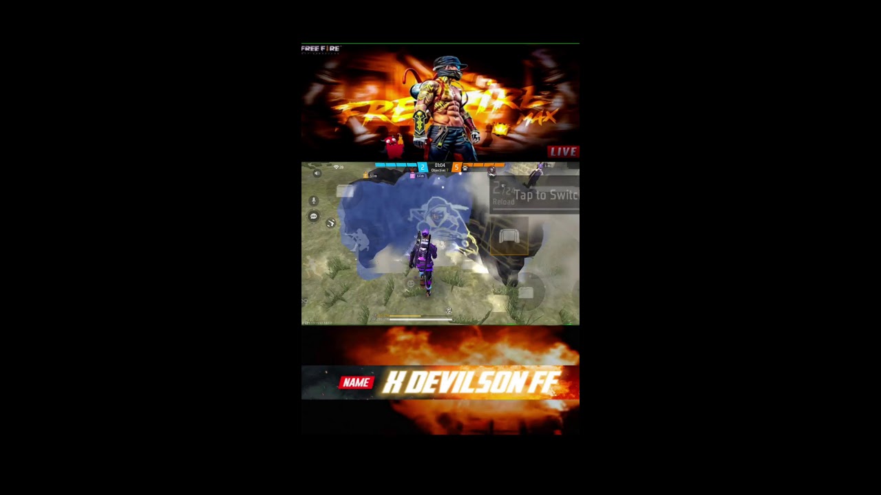 🇧🇷💢☝️ free fire  m x devilson ff 👹