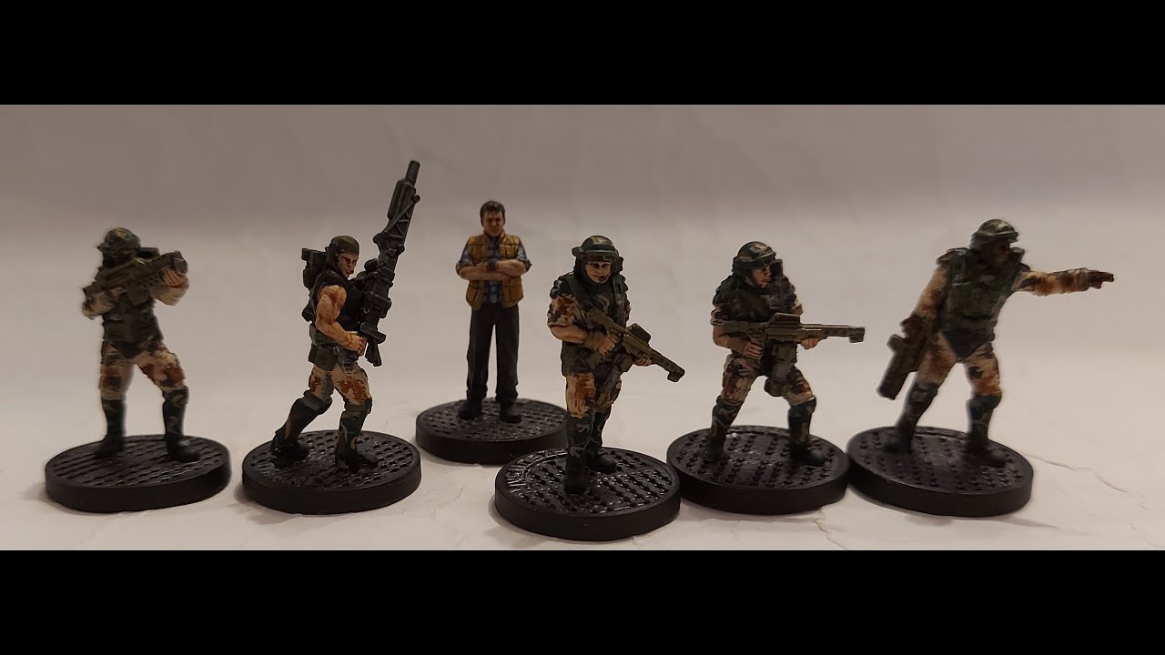Painting the Aliens Ultimate Bada**es Expansion figures