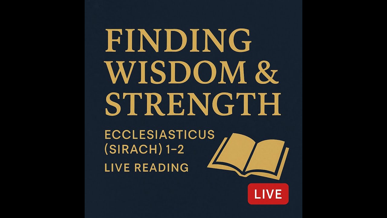 *“Ecclesiasticus (Sirach) 1–2  #jesus #live #duet #love #faith #biblestudy #anime
