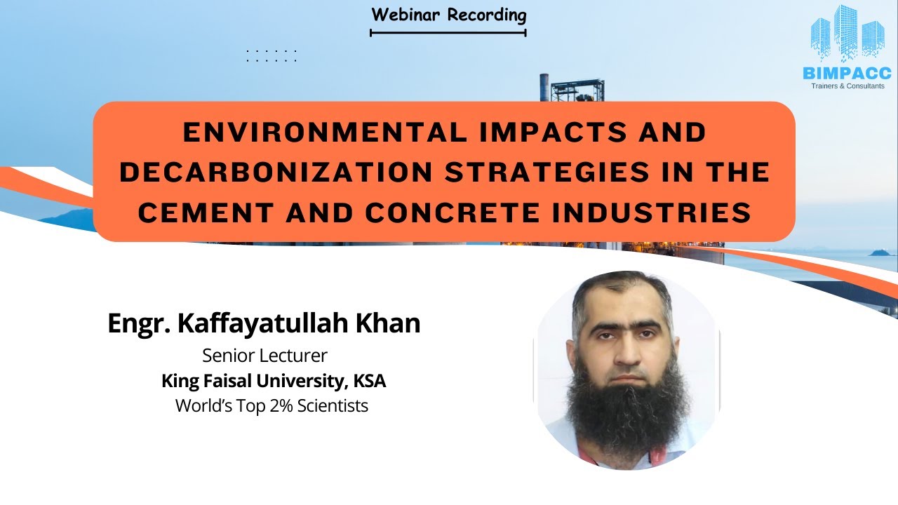 [Webinar] Environmental Impacts and Decarbonization Strategies in the Cement and Concrete Industries
