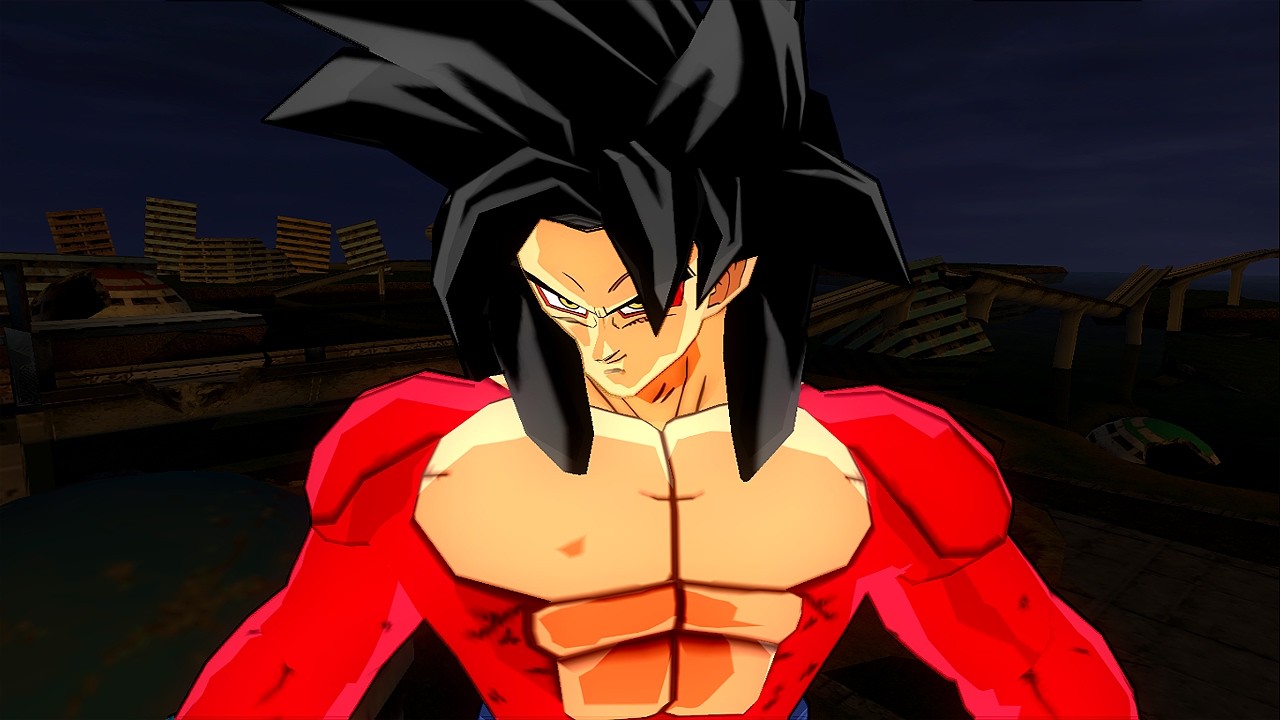 Goku SSJ4 (Full Power) vs Syn Shenron | DBZ: BT3 Niveles de Poder Beta 1.7