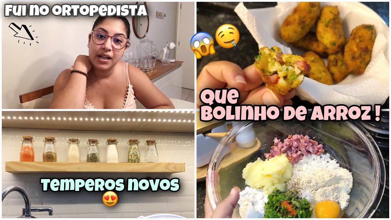 COMO FAZER BOLINHO DE ARROZ COM BATATA 😋 DICAS PARA UMA FRITURA PERFEITA ❤️ Simplifique