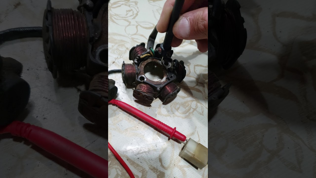 Testear Bobina pulsante de una moto