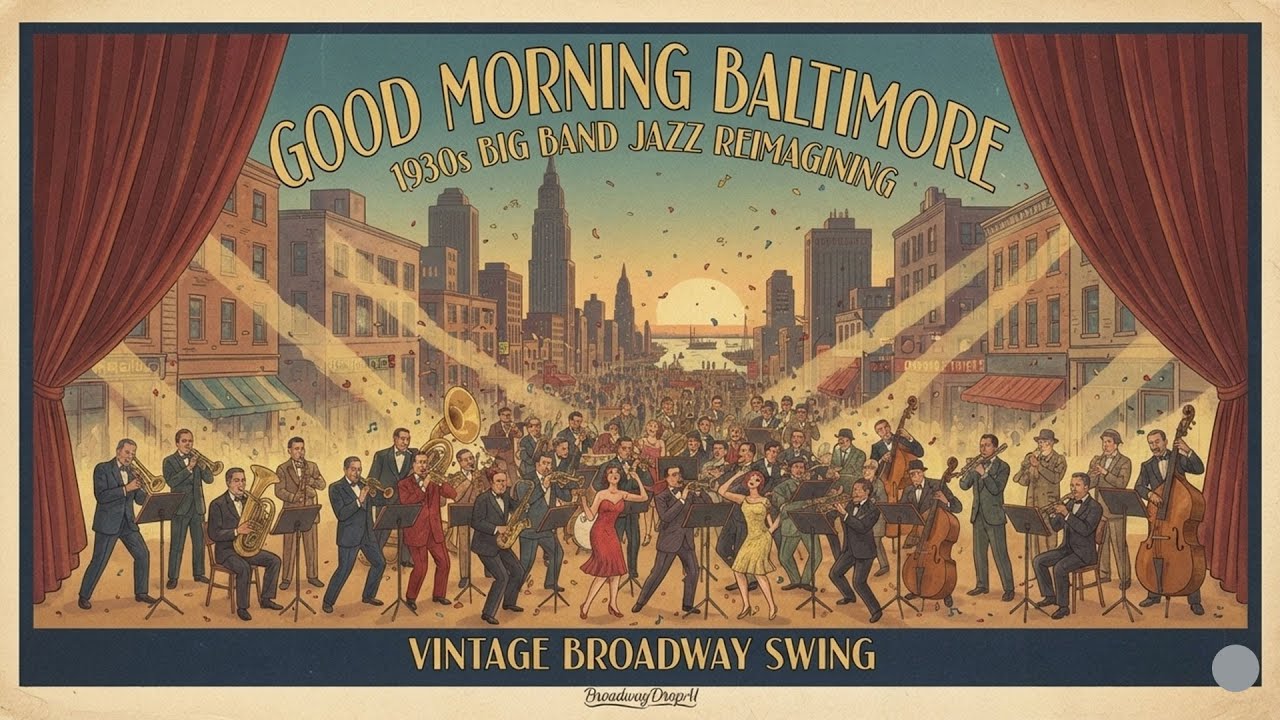 Good Morning Baltimore: 1930s Big Band Jazz Reimagining (Vintage Broadway Swing) 🎷💃