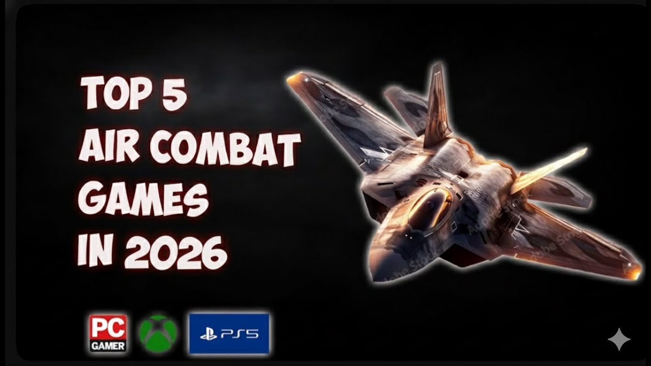 Top 5 Air Combat Simulation Games of 2026 | Best Fighter Jet Games You NEED to Play! #top5