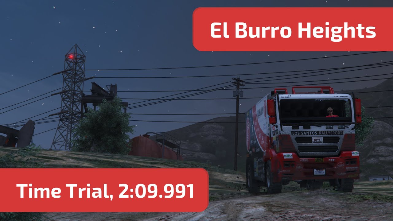 GTA Online - El Burro Heights (Time Trial, 2:09.991) Dune