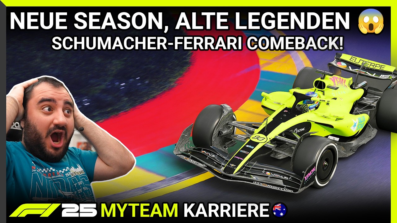 SCHUMACHER-COMEBACK ZUR NEUEN SAISON | F1 25 Myteam Karriere #32