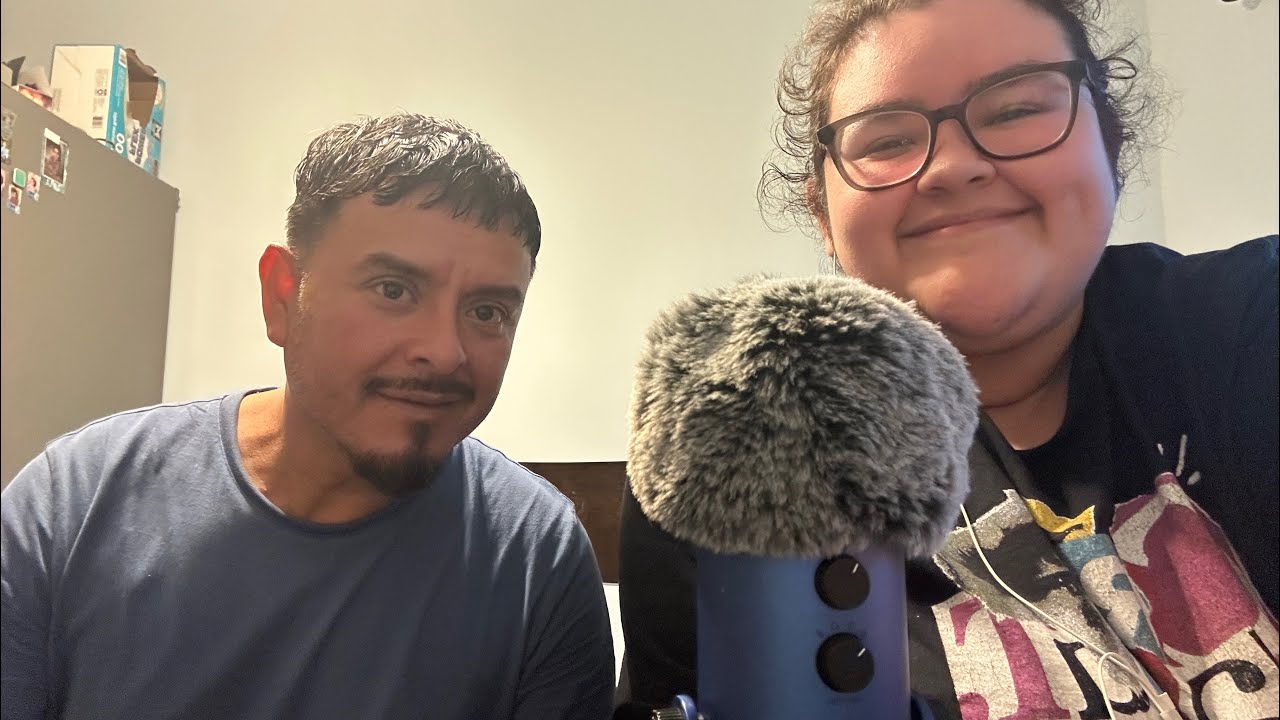 My dad tries ASMR for the first time!