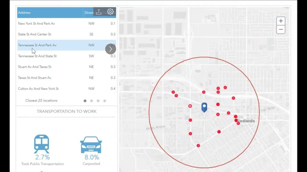 Explore What&rsquo;s Nearby in Business Analyst