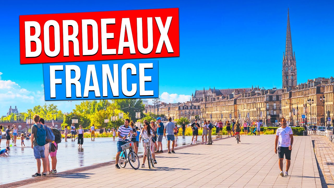BORDEAUX - FRANCE 4K (City tour of Bordeaux, France in 4K)