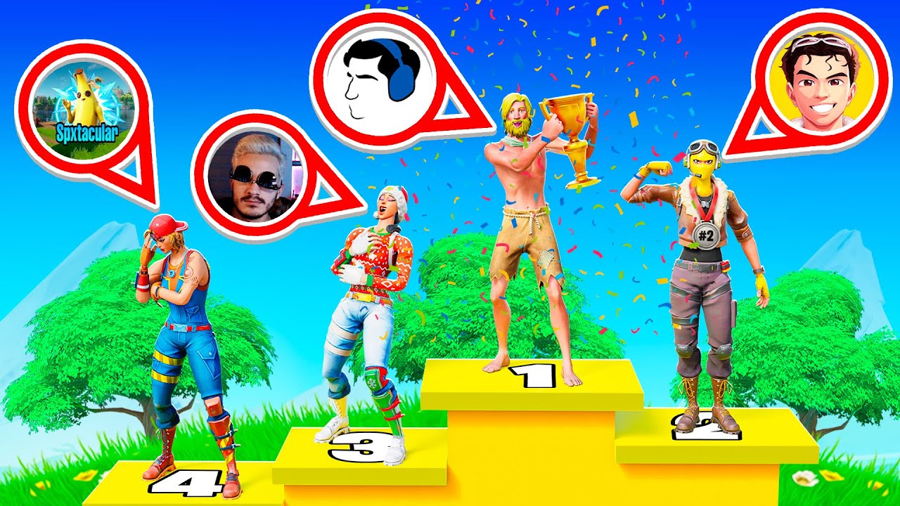 Jugamos las TROLIMPIADAS en Fortnite! (Romax, Spx, Rotrex)
