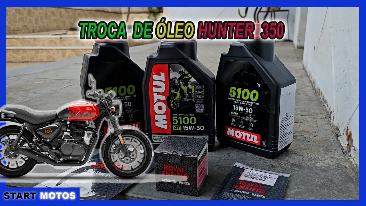 Troca de Óleo Hunter 350