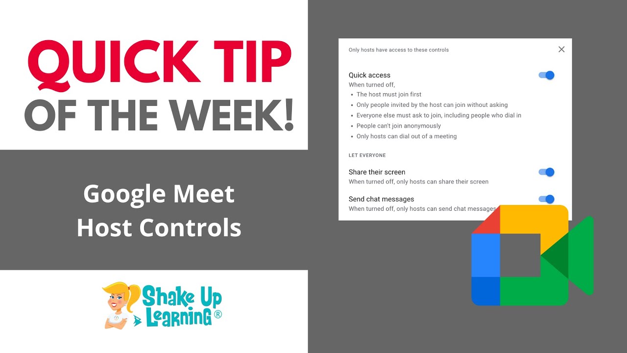 Google Meet Host Controls - How to block access, chat, and more!