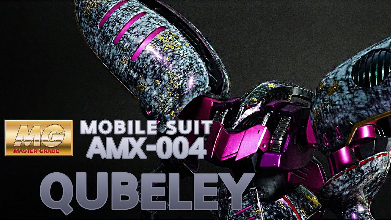 MG 1/100 QUBELEY MARBLING PAINTING / MG 큐베레이 마블링 도색