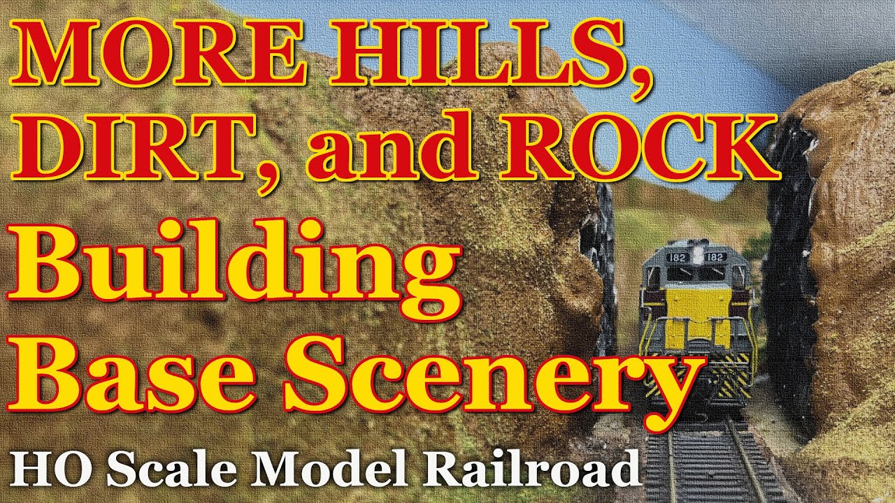 How to Build Basic Scenery for a Model Railroad Layout. ACHB 1-16