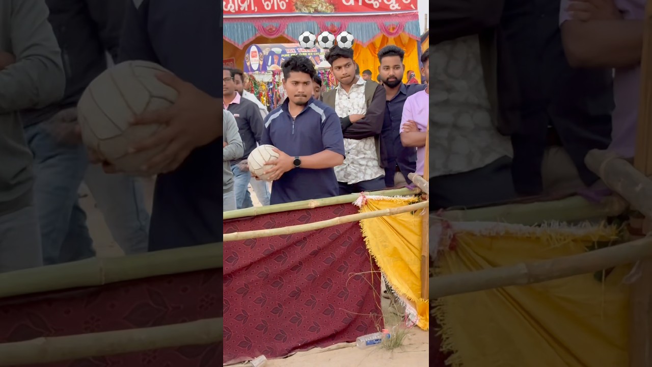 Trampoline jumping game⚽️😱