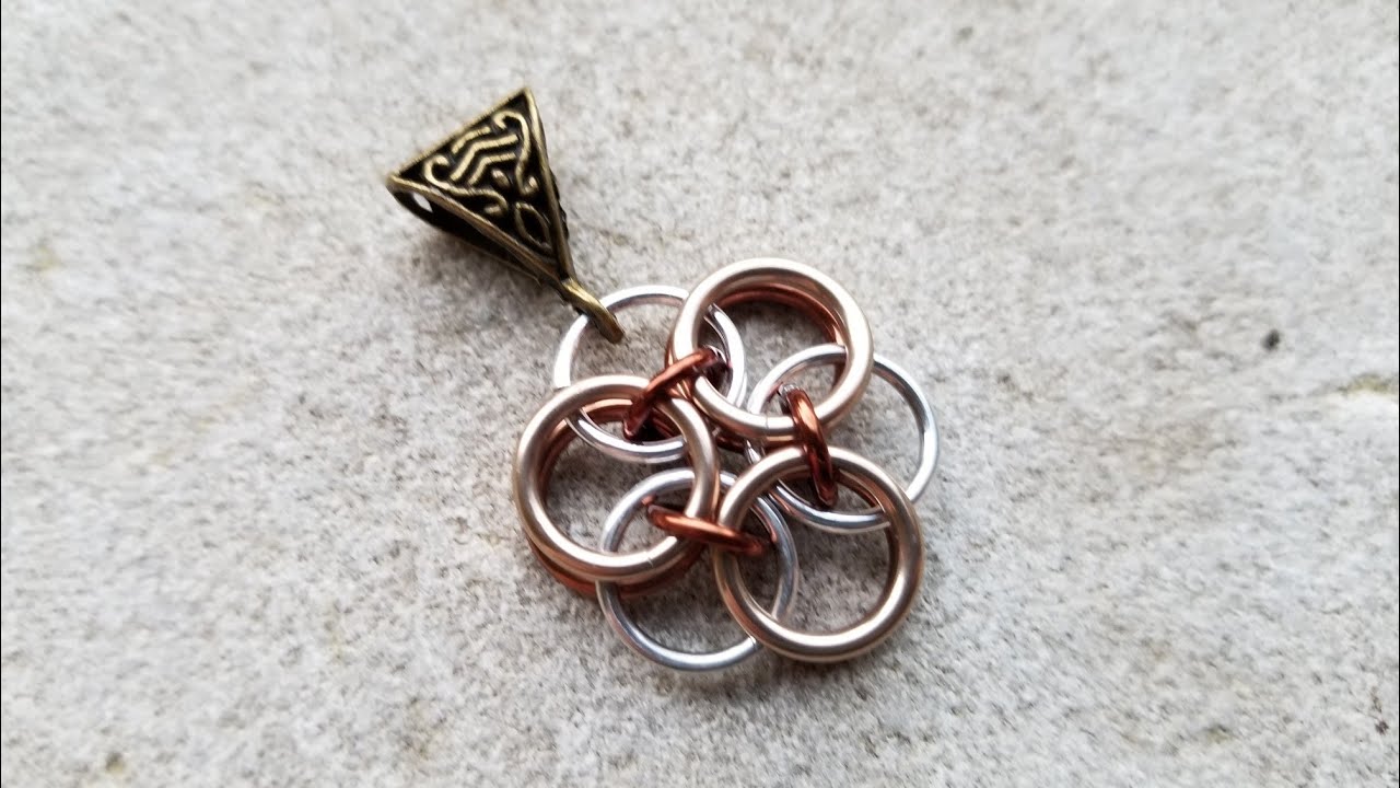 DIY Chainmail: Helm Flowers