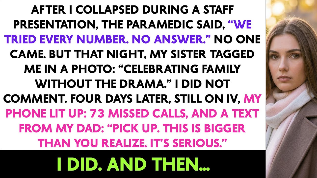 After I Collapsed During A Staff Presentation, The Paramedic Said,“We Tried Every Number. No Answer.