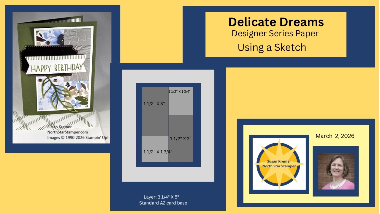 New Product:  Delicate Dreams and Using a Sketch
