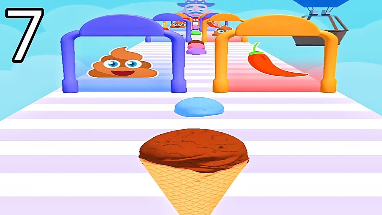 Stacky Ice Cream Runner! Satisfying and Relaxing Gameplay Part 7