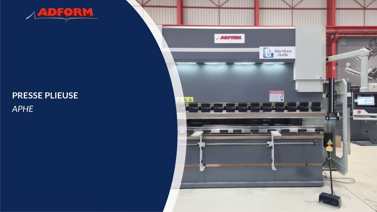 DIDELON MACHINES OUTILS - PRESSE PLIEUSE APHE ADFORM
