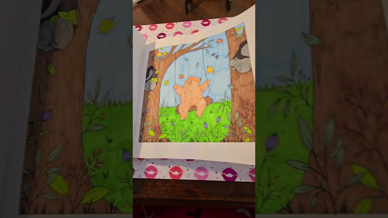Nina Stajner coloring books: My Tiny Forest and Meadowland